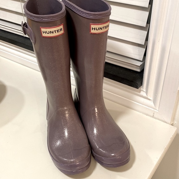 Hunter Shoes Hunter Boots Hardly Worn Fun Color Poshmark